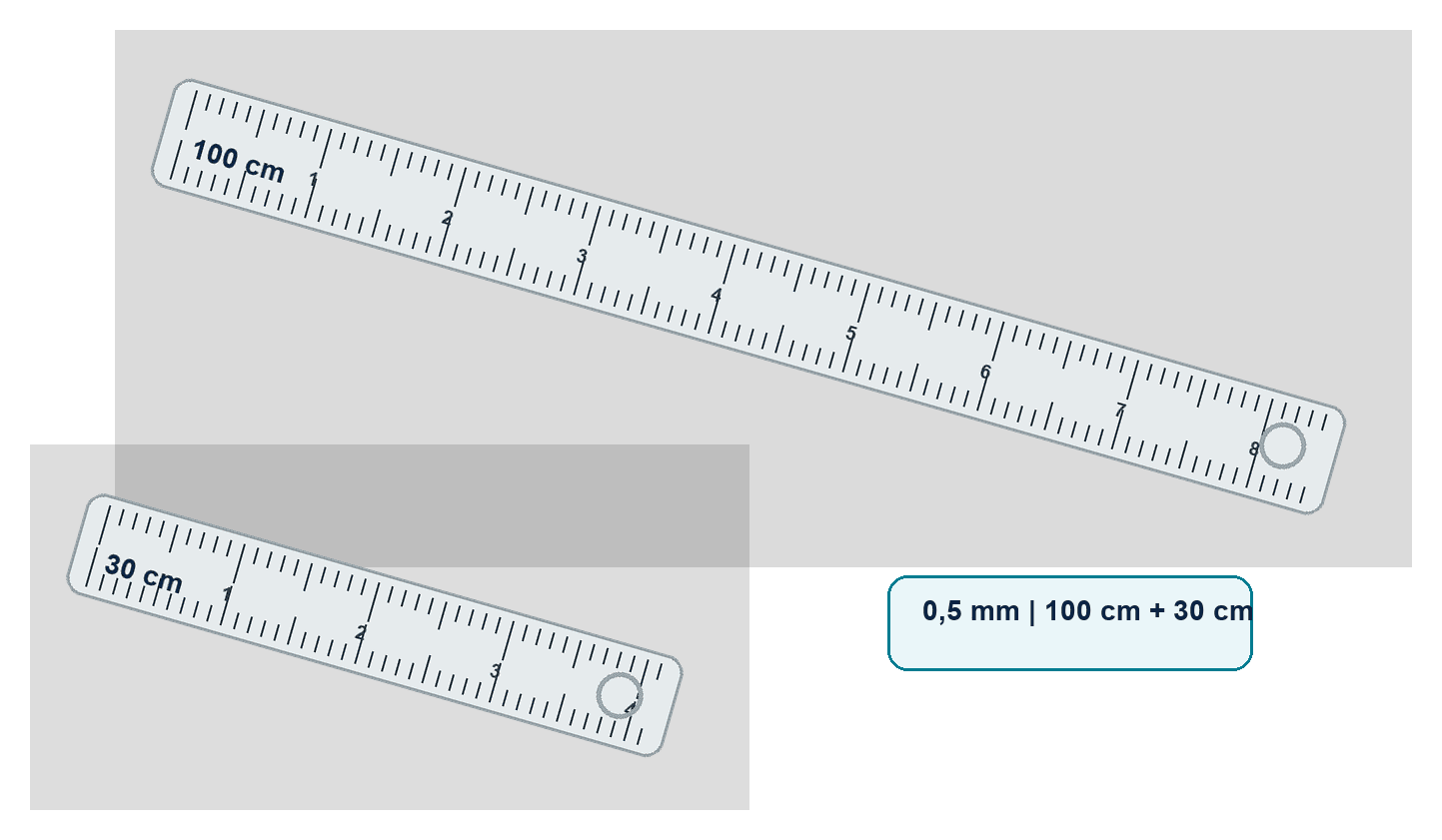Çelik Cetvel 300x0,5 mm